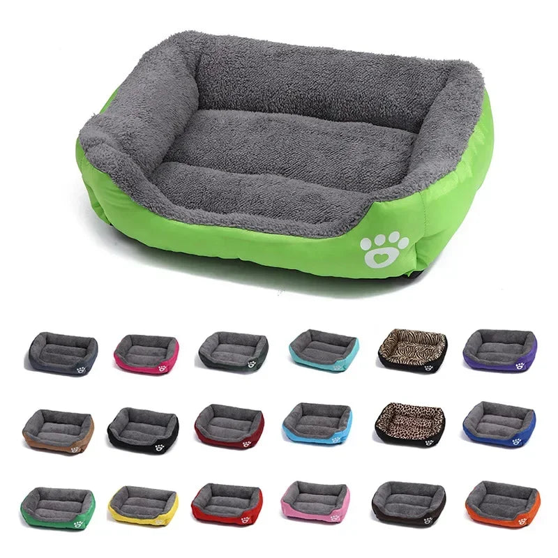 Luxurious Large Soft and Warm Pet Beds with Waterproof Base for Dogs and Cats - Available in Sizes S to 3XL