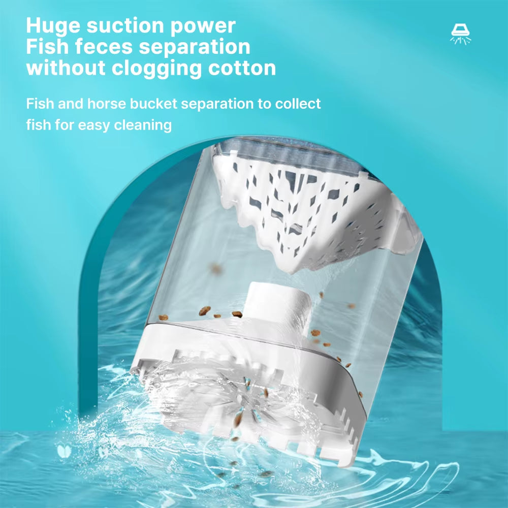 High-Efficiency Submersible Aquarium Filter Pump - Silent Air Oxygen Aerator for Fish Tanks (220V, 4W)