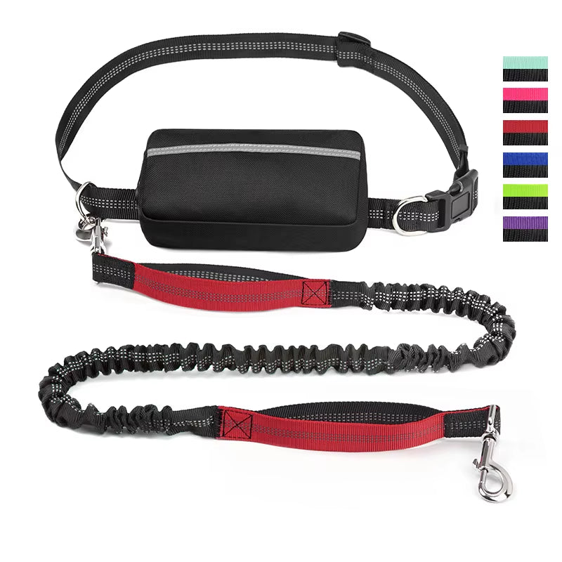Adjustable Hands-Free Dog Leash for Comfortable Walking, Running, and Jogging - Ideal Pet Accessory with Waist Belt and Chest Strap