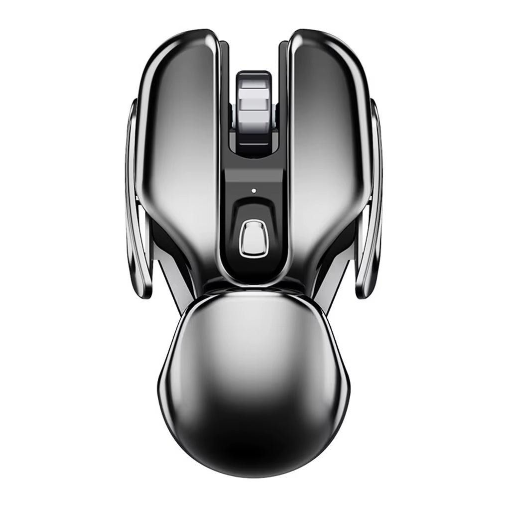 PX2 Premium Metal 2.4G Wireless Mute Mouse - 1600DPI Precision with 6 Buttons for PC, Laptop, and Gaming - Lightweight Aluminum Design for Home and Office Use
