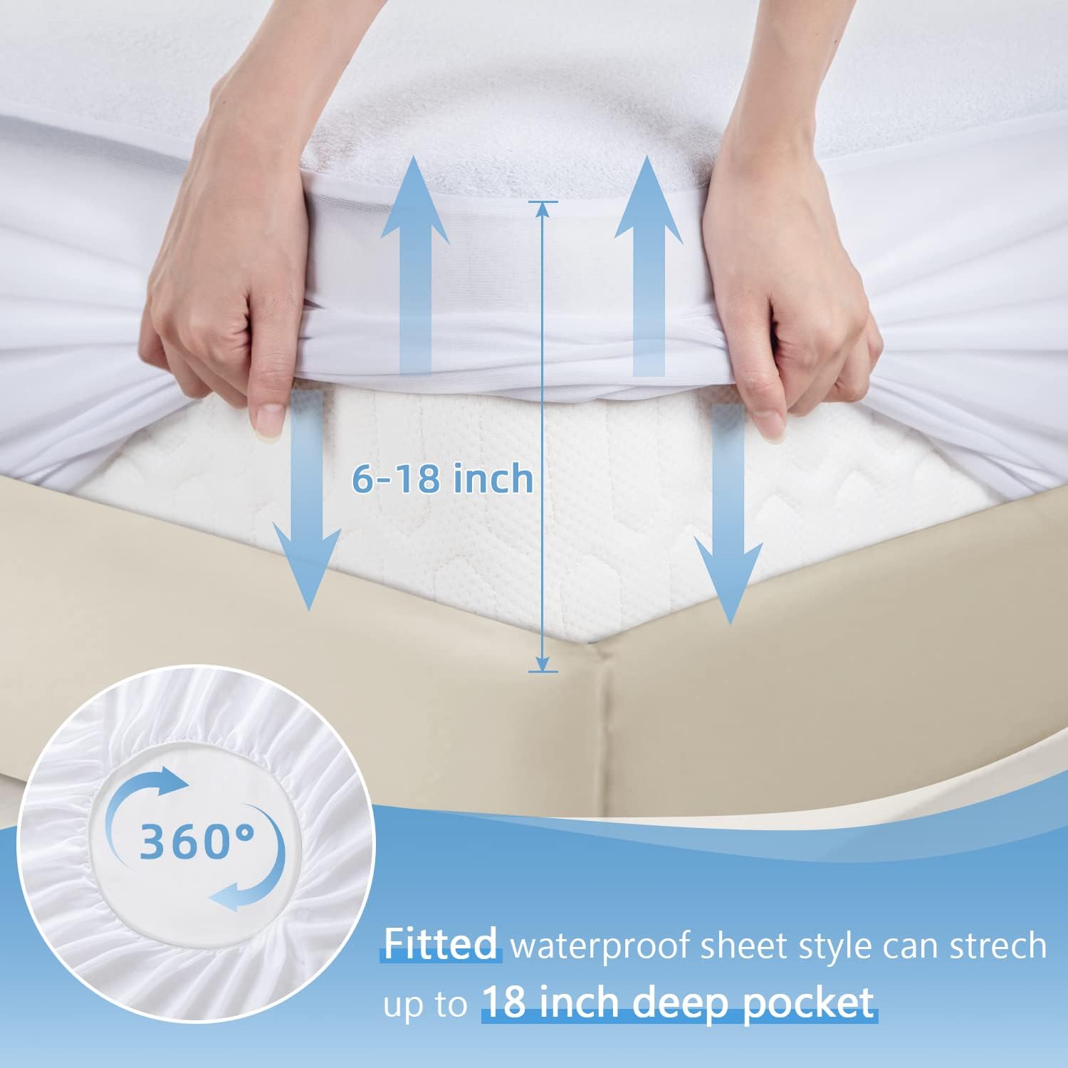 Premium Waterproof Mattress Protector for Ultimate Sleep Comfort