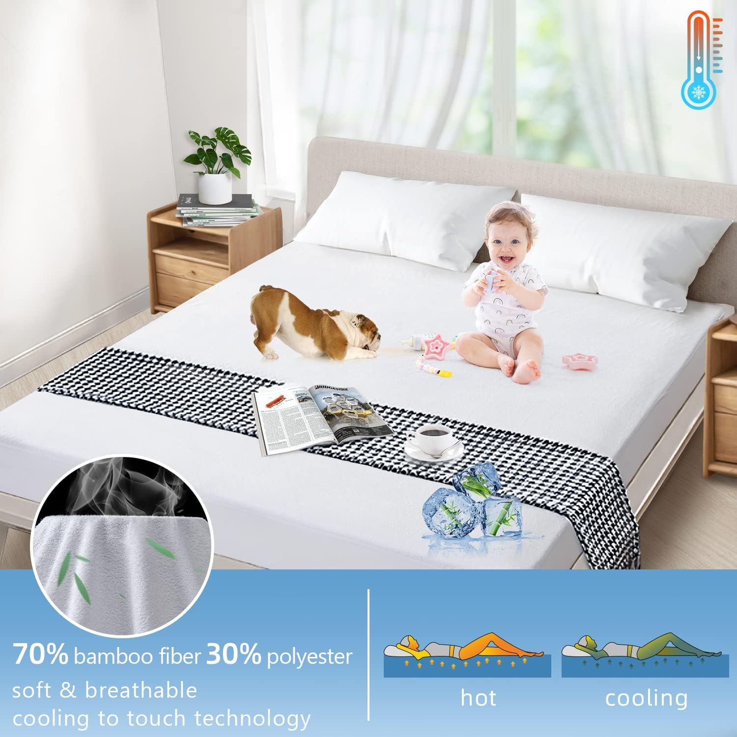 Premium Waterproof Mattress Protector for Ultimate Sleep Comfort