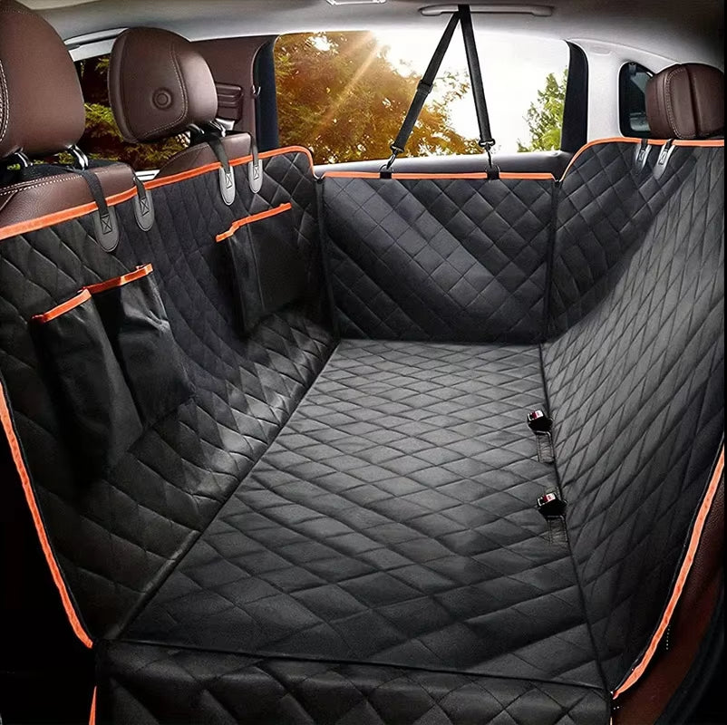 Premium Waterproof Car Pet Mat for Dogs and Cats - Durable Oxford Cloth Cushion with Hammock Design for Ultimate Protection