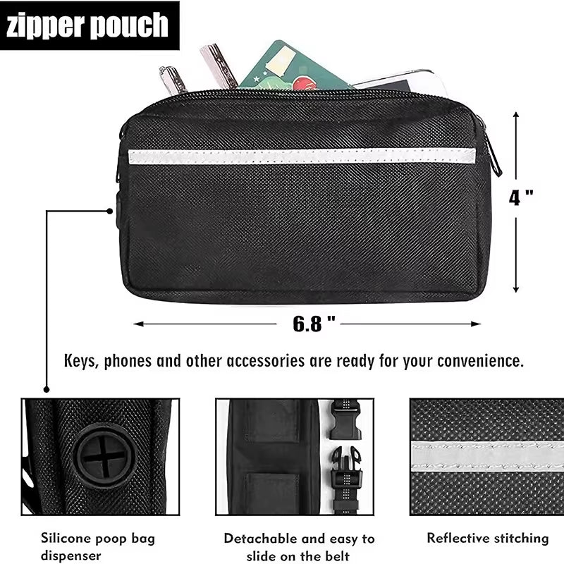 Adjustable Hands-Free Dog Leash for Comfortable Walking, Running, and Jogging - Ideal Pet Accessory with Waist Belt and Chest Strap